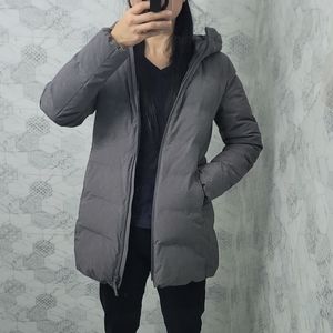 Uniqlo Womens Grey Down puffer coat size XS